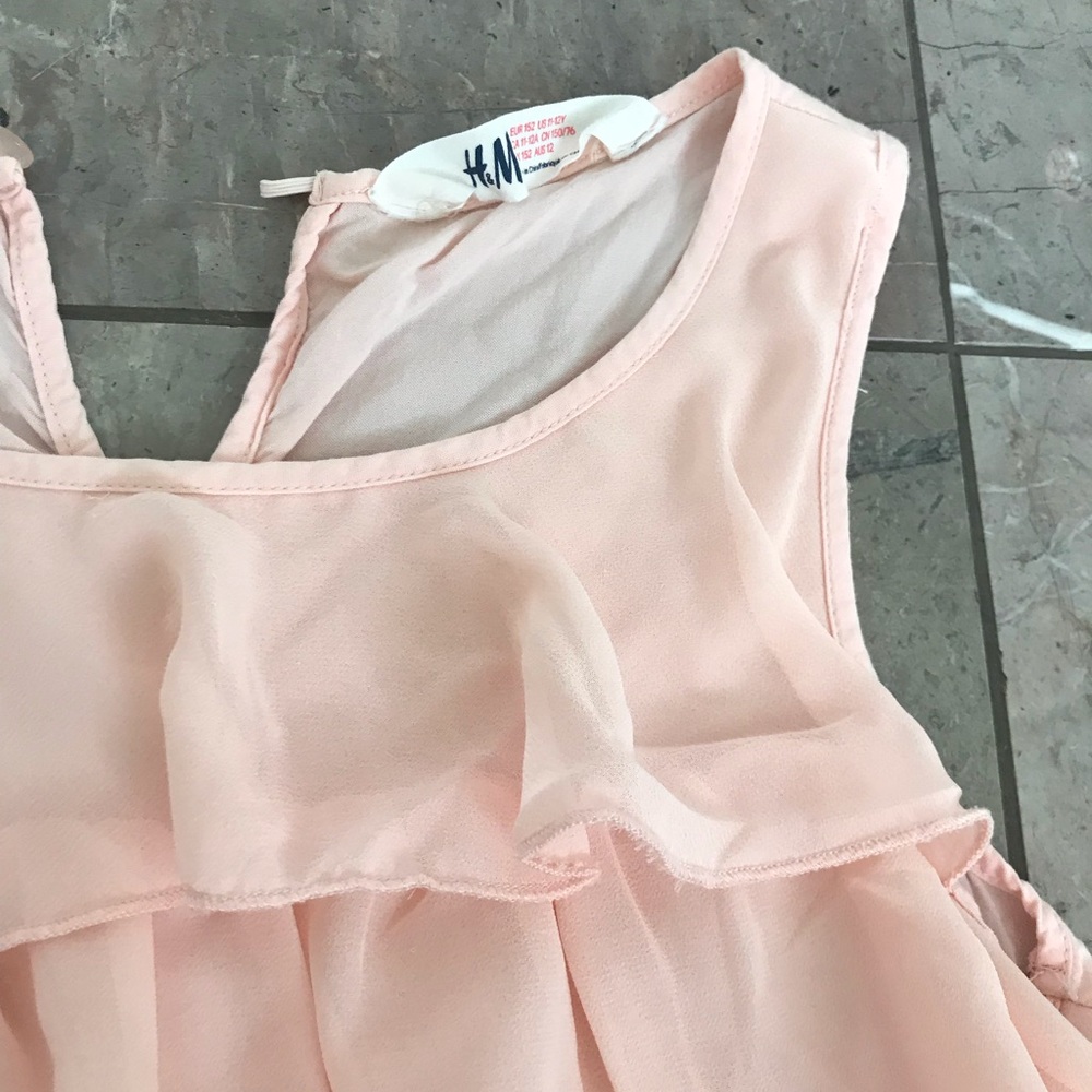 Pink Ruffle H&M Tank !! - Picture 3 of 4